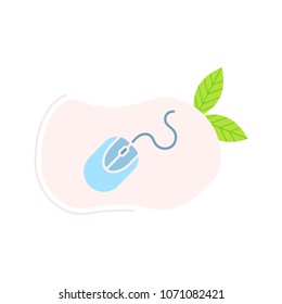 Mouse icon illustration vector symbol