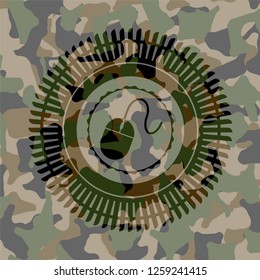 mouse icon inside camo emblem
