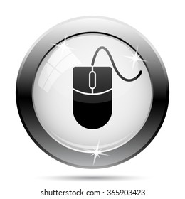Mouse  icon. Internet button on white background. EPS10 vector.
