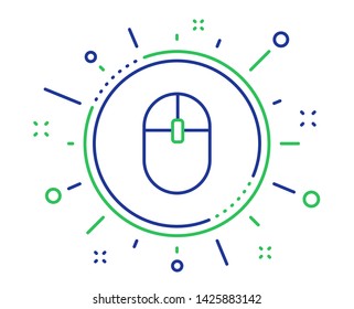 Ð¡omputer Mouse icon. Internet surf device sign. PC equipment symbol. Quality design elements. Technology computer Mouse button. Editable stroke. Vector