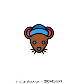 Mouse Icon Isolated On White Background