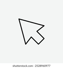 Mouse icon isolated on the white background.