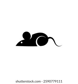 Mouse icon isolated on white background. Vector illustration. Eps 10.