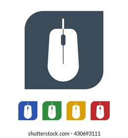 Mouse Icon Isolated on White Background.vector illustration icon