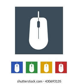 Mouse Icon Isolated on White Background.vector illustration icon