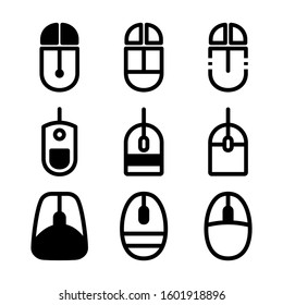 mouse icon isolated sign symbol vector illustration - Collection of high quality black style vector icons
