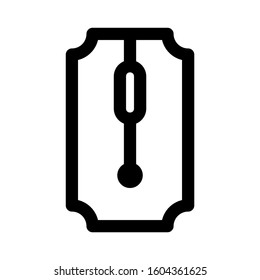 mouse icon isolated sign symbol vector illustration - Collection of high quality black style vector icons
