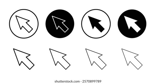 Mouse icon linear logo isolated