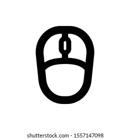 Mouse icon lined, transparent, simple, modern