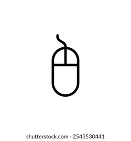 Mouse icon logo design. click sign and symbol. pointer icon vector.