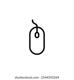 Mouse icon logo design. click sign and symbol. pointer icon vector.