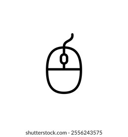 Mouse icon logo design. click sign and symbol. pointer icon vector.