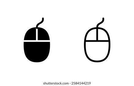 Mouse icon logo design. click sign and symbol. pointer icon vector.