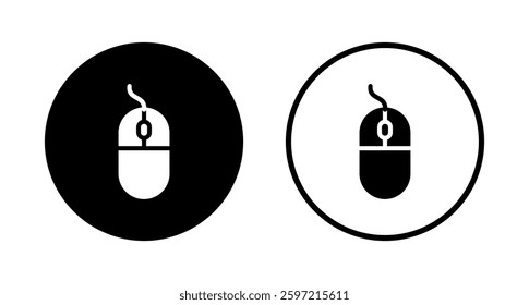 Mouse icon logo design. click sign and symbol. pointer icon vector.