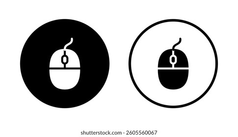 Mouse icon logo design. click sign and symbol. pointer icon vector.