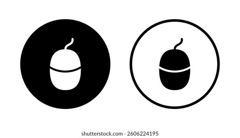 Mouse icon logo design. click sign and symbol. pointer icon vector.