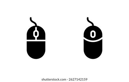 Mouse icon logo design. click sign and symbol. pointer icon vector.
