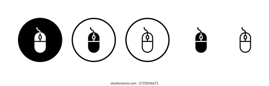 Mouse icon logo design. click sign and symbol. pointer icon vector.