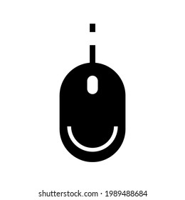 Maus-Symbol oder Logo einzeln auf Zeichen, Vektorgrafik - hochwertige Vektorsymbole in schwarzem Stil
