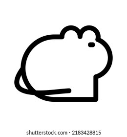 mouse icon or logo isolated sign symbol vector illustration - high quality black style vector icons
