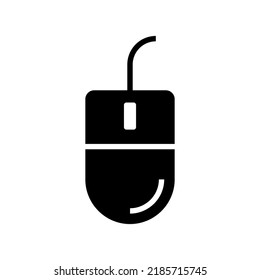 Maus-Symbol oder Logo einzeln auf Zeichen, Vektorgrafik - hochwertige Vektorsymbole in schwarzem Stil
