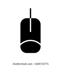 icono del ratón o logotipo símbolo de signo aislado ilustración vectorial - iconos vectoriales de estilo negro de alta calidad

