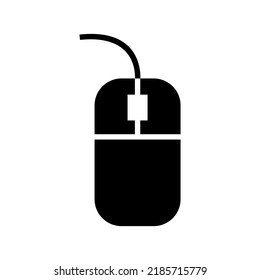 icono del ratón o logotipo símbolo de signo aislado ilustración vectorial - iconos vectoriales de estilo negro de alta calidad
