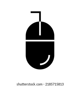 Maus-Symbol oder Logo einzeln auf Zeichen, Vektorgrafik - hochwertige Vektorsymbole in schwarzem Stil
