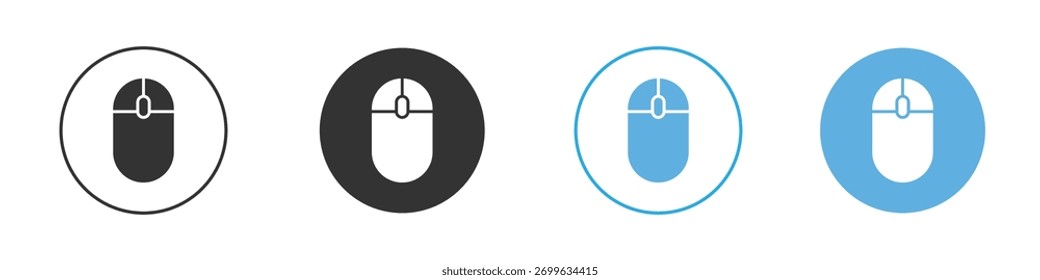 Conjunto de diseño de Plantilla de logotipo de icono de ratón