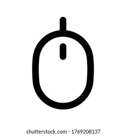 Mouse Icon Logo Template Illustration Design