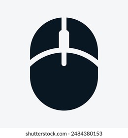 Mouse icon logo vector illustration template - Computer mouse vector
