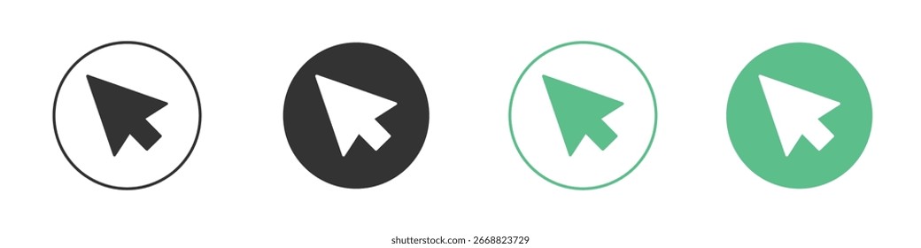 Conjunto de iconos de Vector de línea plana mínima.