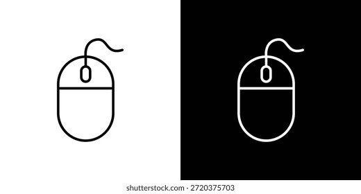 Ícone do mouse. Design de vetor minimalista. Traçado editável. EPS10