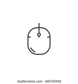 mouse icon outline vector
