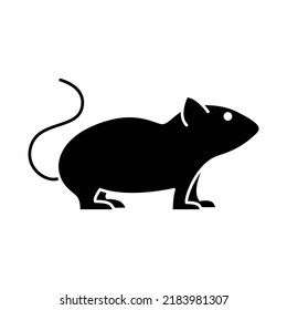 Mouse icon, rat, mice thin line symbols