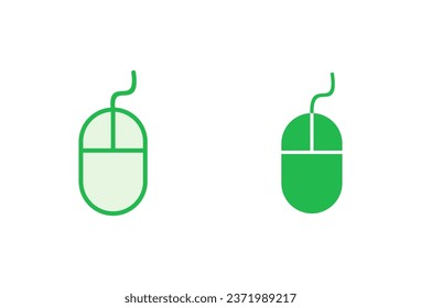 Mouse icon set. click icon vector. pointer icon vector.