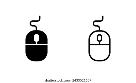 Mouse icon set. click icon vector. pointer icon vector.