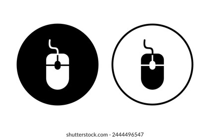Mouse icon set. click icon vector. pointer icon vector.