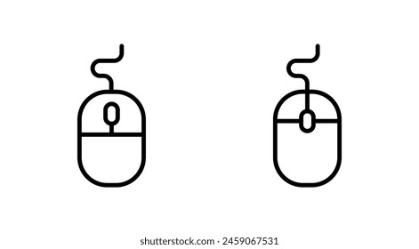 Mouse icon set. click icon vector. pointer icon vector.