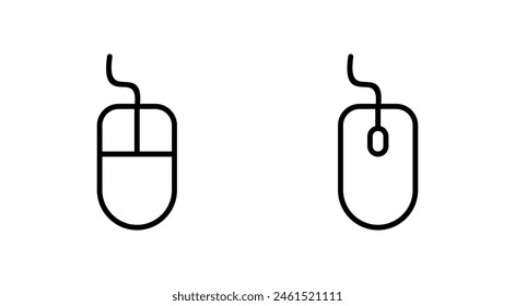 Mouse icon set. click icon vector. pointer icon vector.