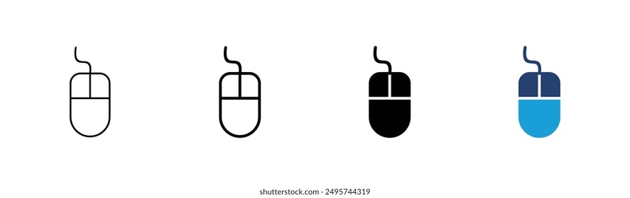Mouse icon set. click icon vector. pointer icon vector.