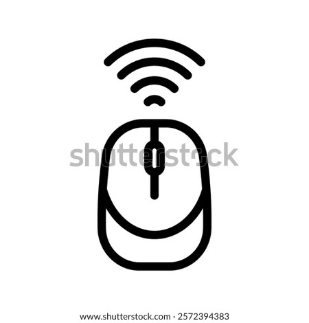 Mouse icon set. Mouse Wireless sign. for mobile concept and web design. vector illustration on white background