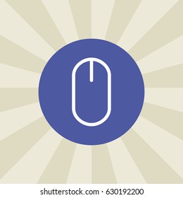 mouse icon. sign design. background
