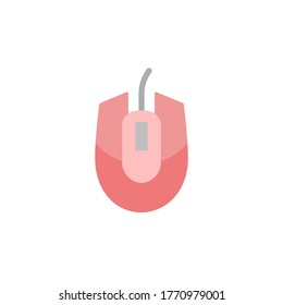 Mouse icon. Simple color vector elements of video game icons for ui and ux, website or mobile application