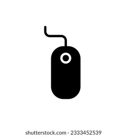 mouse icon simple design in white background