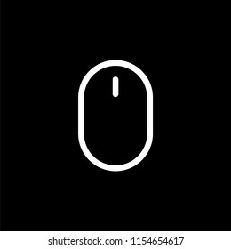 Mouse icon for simple flat style ui design.