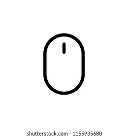 Mouse icon for simple flat style ui design.
