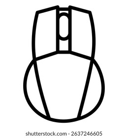mouse icon Simple thin line stroke