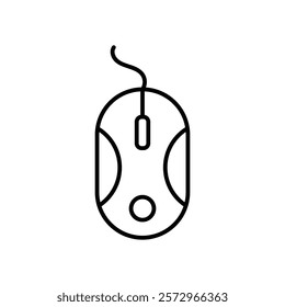 Mouse icon simple vector symbol