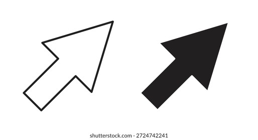 Vectores simples del icono del ratón en negro, convenientes para los proyectos